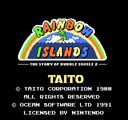 Rainbow Islands screenshot 5 for NES